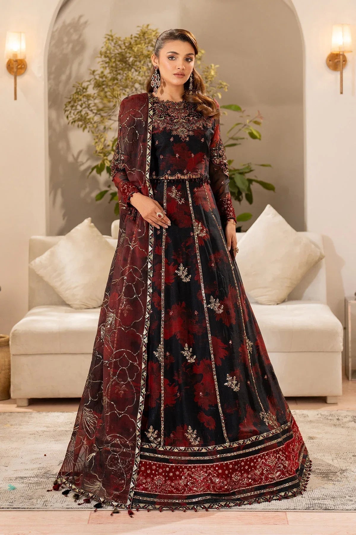 Alizeh | Fleur Chiffon |  AF-CH-2191-Talia - Rang-e-Khaas