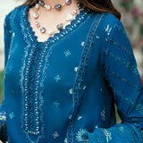 Qalamkar | Luxury Lawn Eid Edit | SB-11 Noray