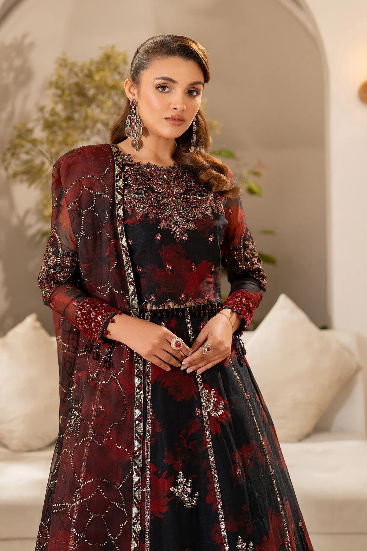 Alizeh | Fleur Chiffon |  AF-CH-2191-Talia - Rang-e-Khaas
