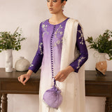 Dastoor | Rania Luxury Pret 25 | Purple Ombre