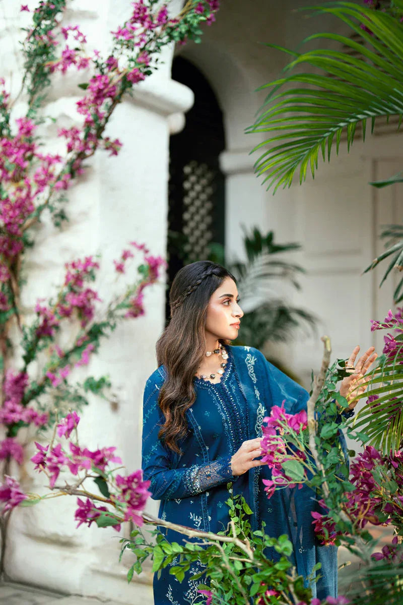 Qalamkar | Luxury Lawn Eid Edit | SB-11 Noray - Rang-e-Khaas