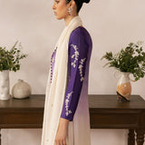 Dastoor | Rania Luxury Pret 25 | Purple Ombre