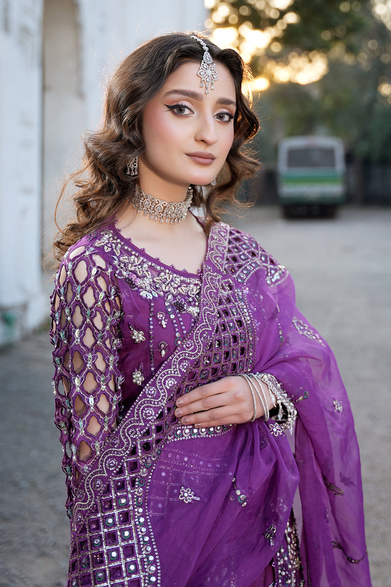 Maryams | Zeenat Luxury Formals | Crimson Bloom - Z-02