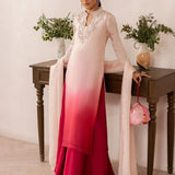 Dastoor | Rania Luxury Pret 25 | Coral