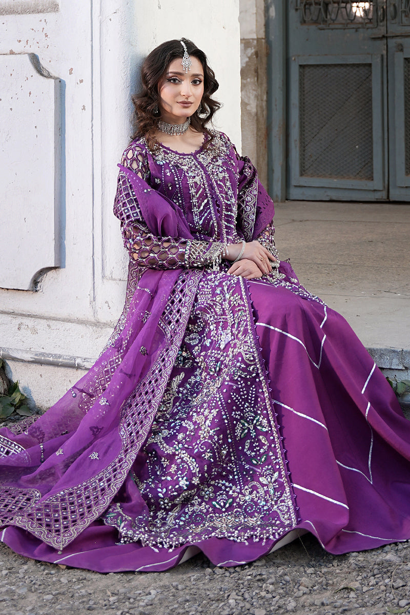 Maryams | Zeenat Luxury Formals | Crimson Bloom - Z-02