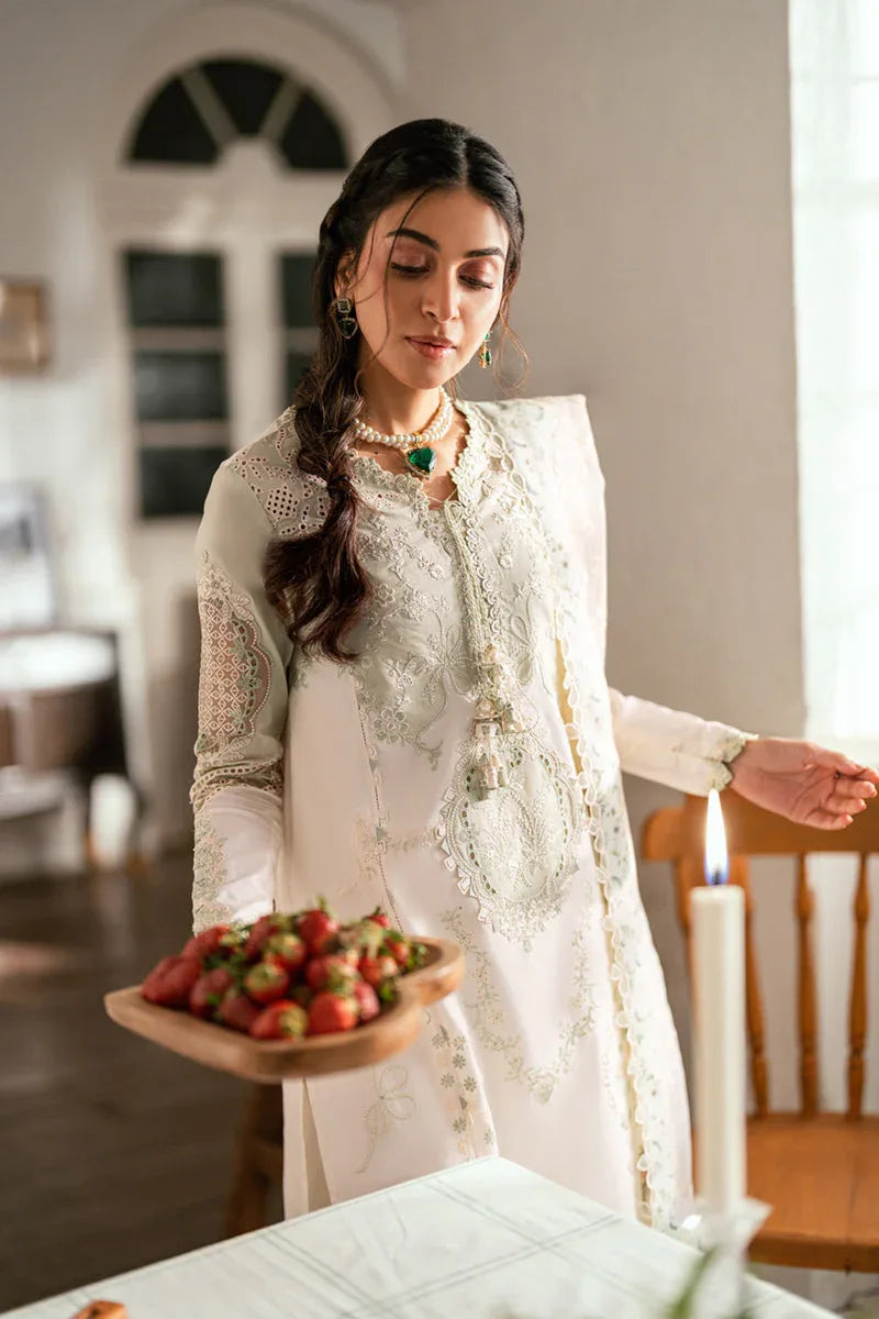 Qalamkar | Luxury Lawn Eid Edit | SB-10 Nadia - Rang-e-Khaas