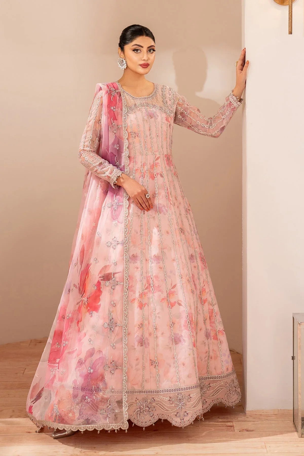 Alizeh | Fleur Chiffon |  AF-CH-2197-Rimayah - Rang-e-Khaas