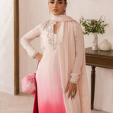 Dastoor | Rania Luxury Pret 25 | Coral