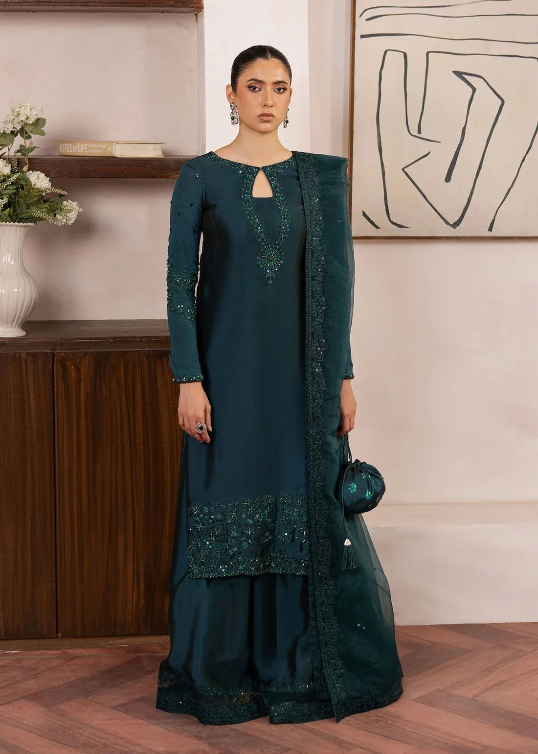 Dastoor | Rania Luxury Pret 25 | Raya - Rang-e-Khaas