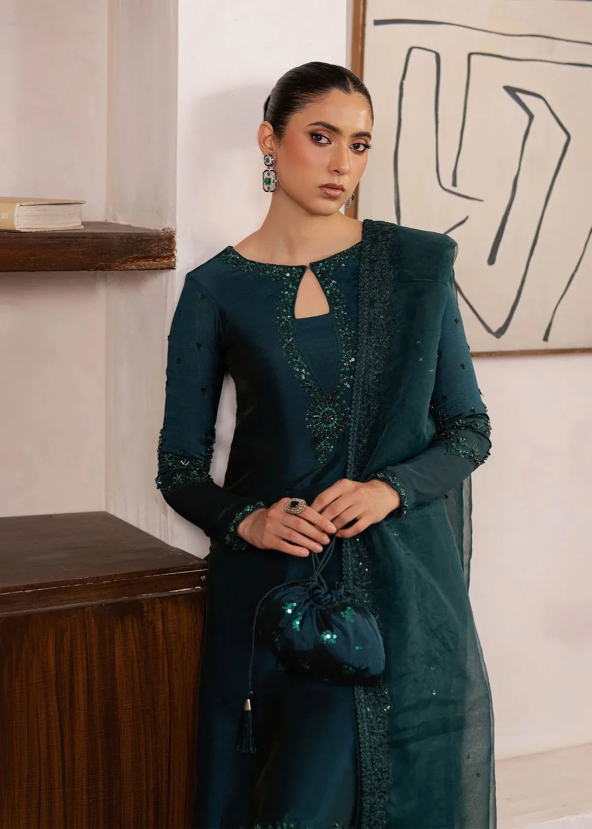 Dastoor | Rania Luxury Pret 25 | Raya - Rang-e-Khaas