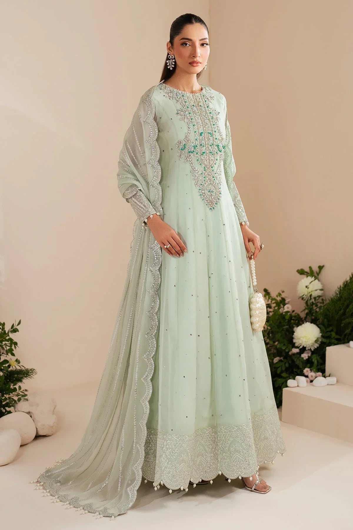 Alizeh | Handcrafted Eid Edit 25 | AF-HM-4035-Rimel - Rang-e-Khaas