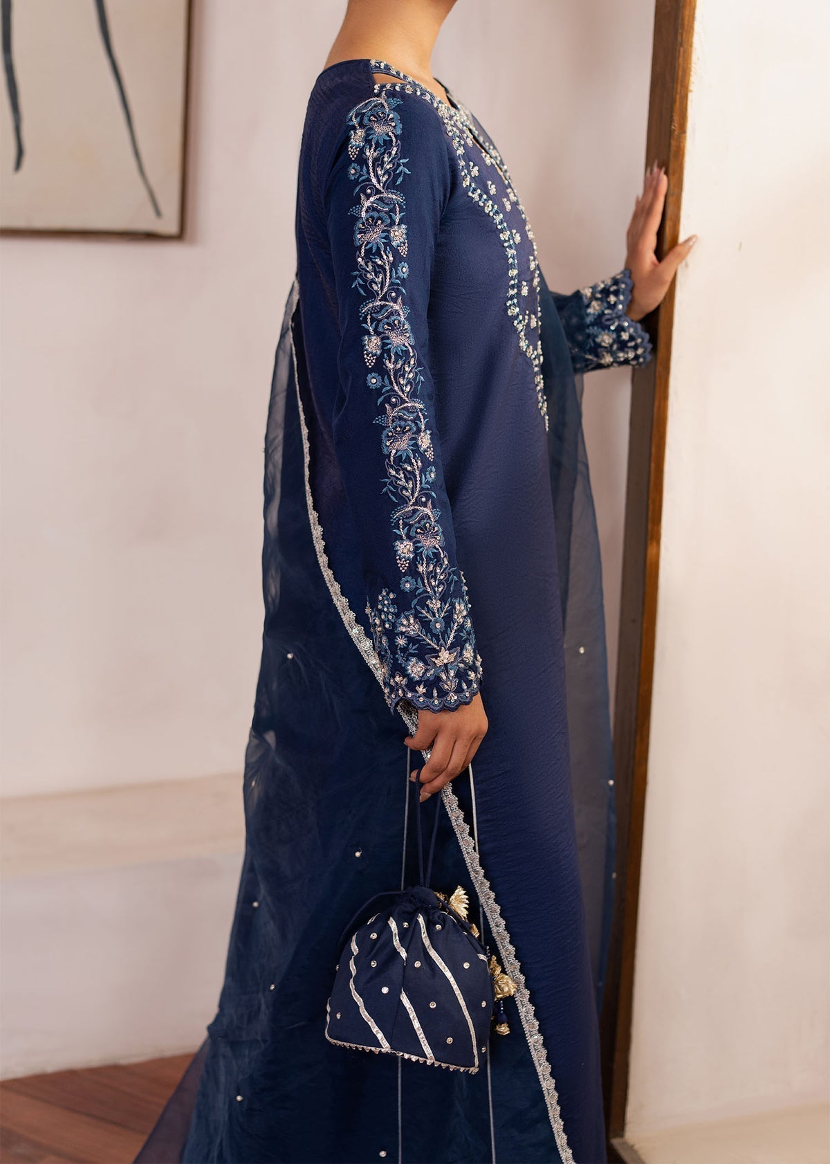 Dastoor | Rania Luxury Pret 25 | Celine - Rang-e-Khaas