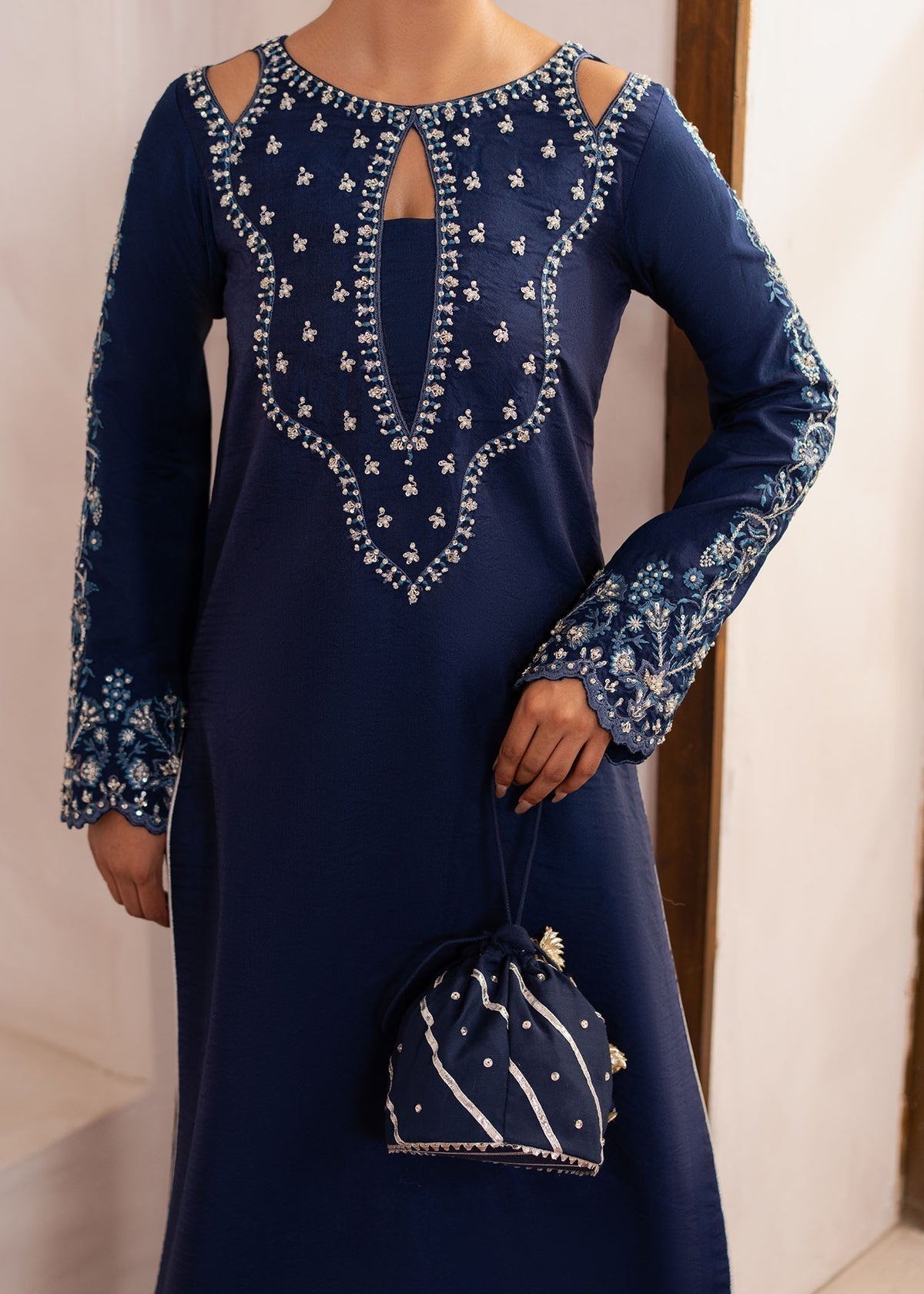 Dastoor | Rania Luxury Pret 25 | Celine - Rang-e-Khaas