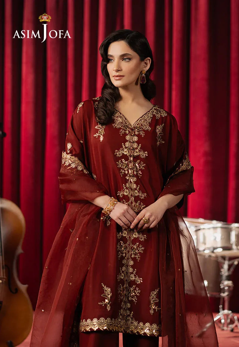 Asim Jofa | Premium Festive | AJPF-12 - Rang-e-Khaas