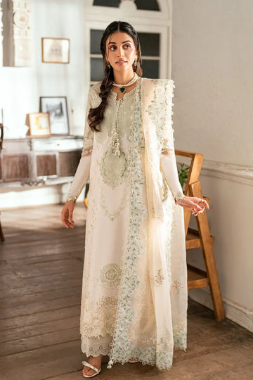 Qalamkar | Luxury Lawn Eid Edit | SB-10 Nadia - Rang-e-Khaas