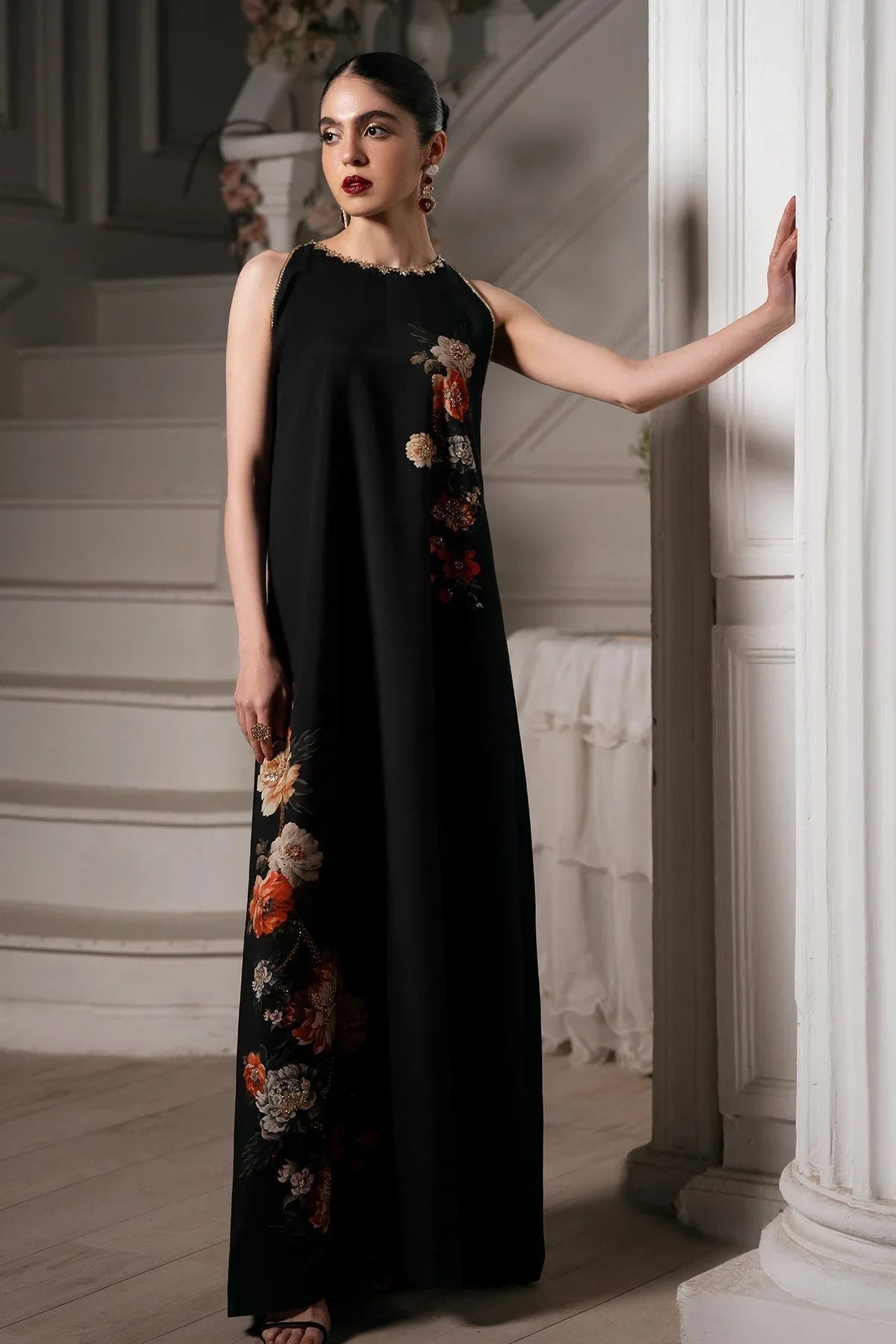 Mina Kashif | Emilie Formals | Koya (Black) - Rang-e-Khaas