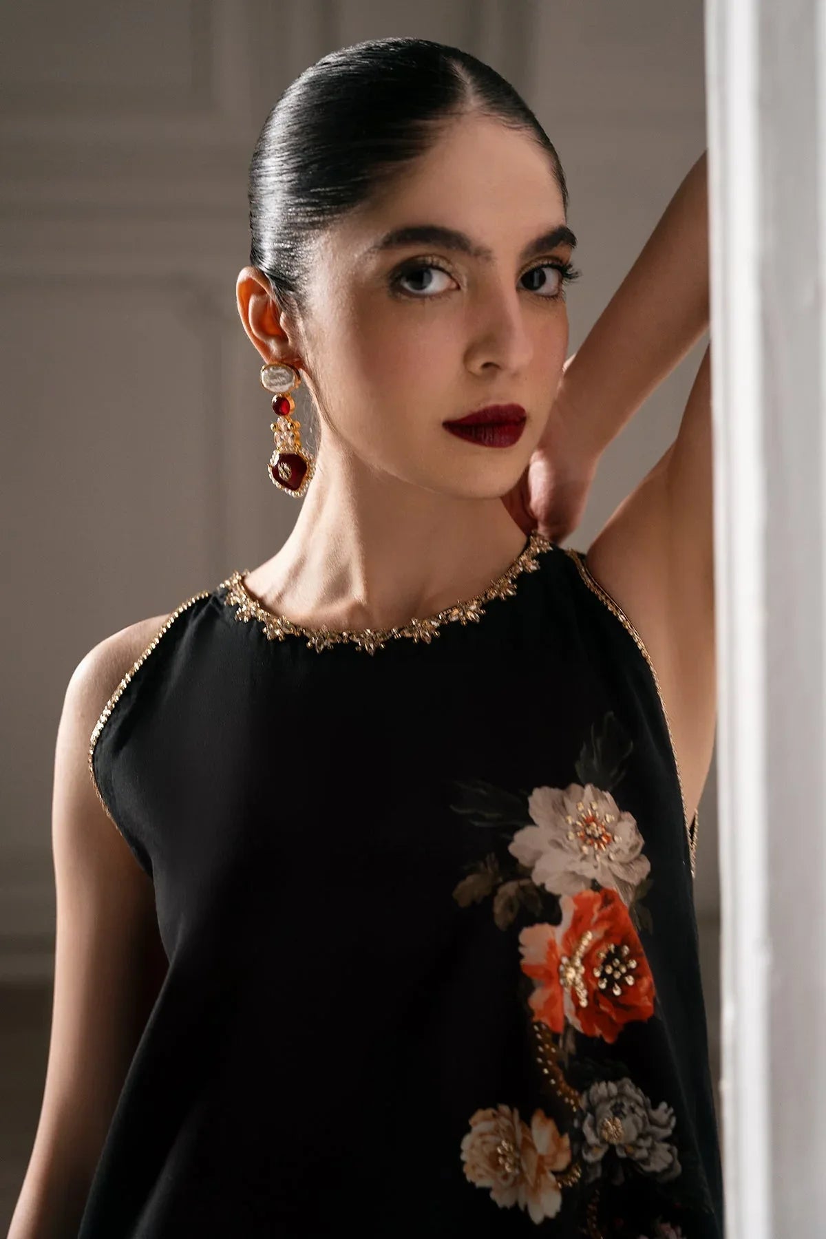 Mina Kashif | Emilie Formals | Koya (Black) - Rang-e-Khaas