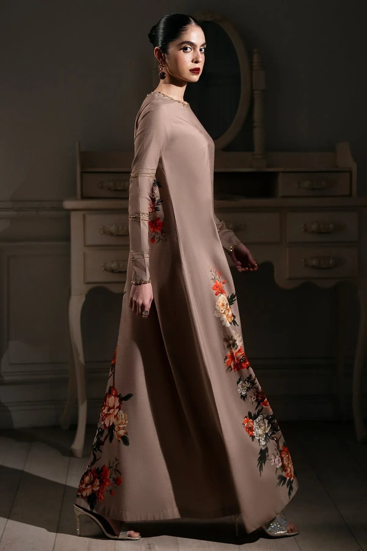 Mina Kashif | Emilie Formals | Koya (Beige) - Rang-e-Khaas