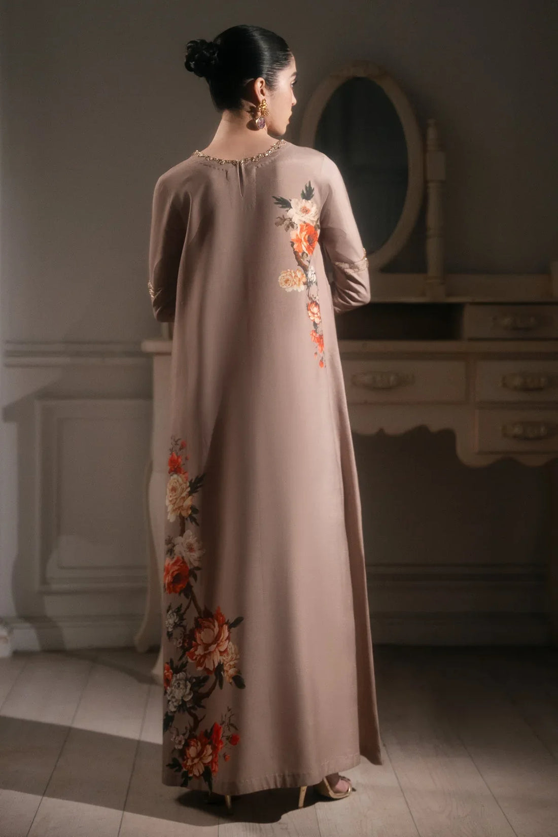 Mina Kashif | Emilie Formals | Koya (Beige) - Rang-e-Khaas