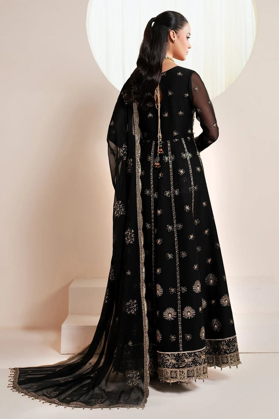 Alizeh | Handcrafted Eid Edit 25 | AF-HM-4030-Noir - Rang-e-Khaas