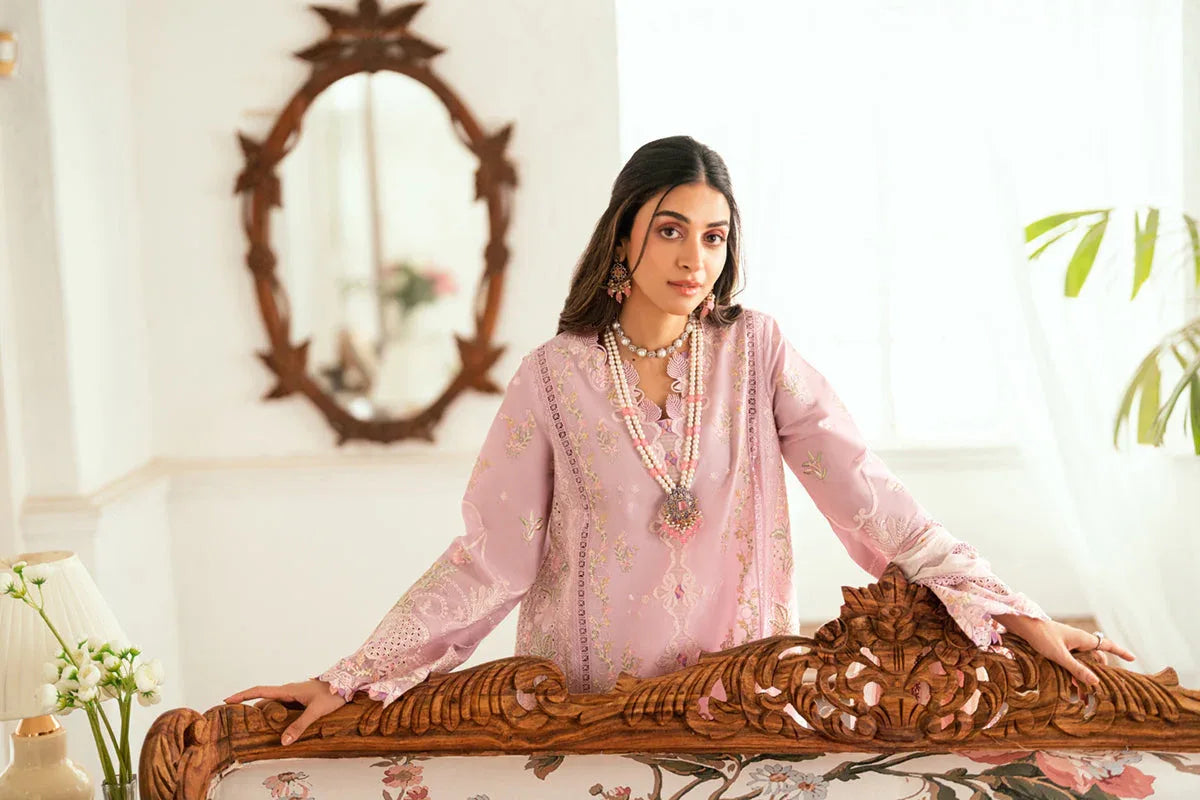 Qalamkar | Luxury Lawn Eid Edit | SB-06 Komal - Rang-e-Khaas