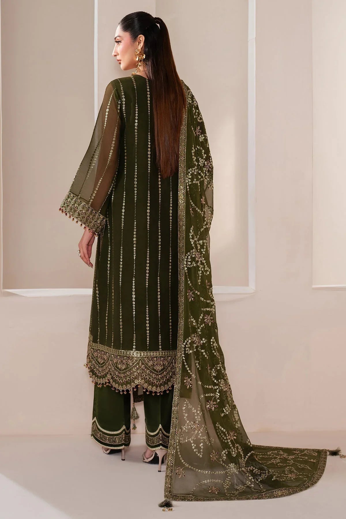 Alizeh | Handcrafted Eid Edit 25 | AF-HM-4033-Olivia - Rang-e-Khaas