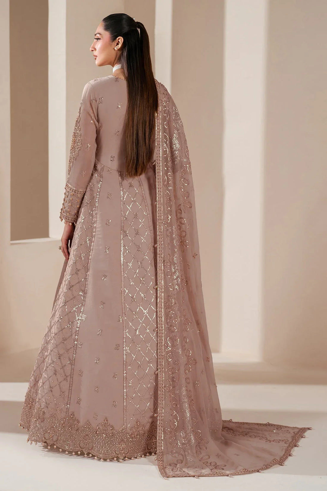 Alizeh | Handcrafted Eid Edit 25 | AF-HM-4031-Saffron - Rang-e-Khaas