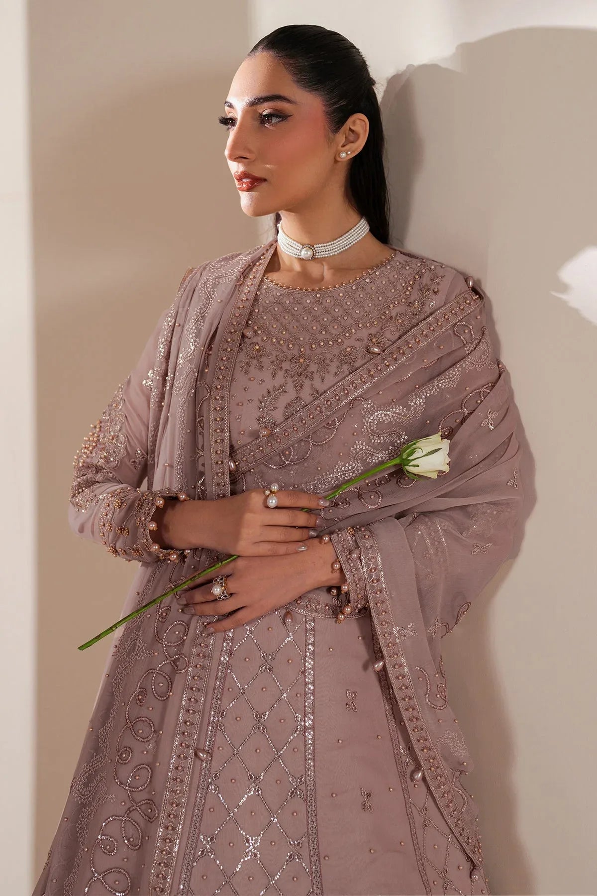 Alizeh | Handcrafted Eid Edit 25 | AF-HM-4031-Saffron - Rang-e-Khaas