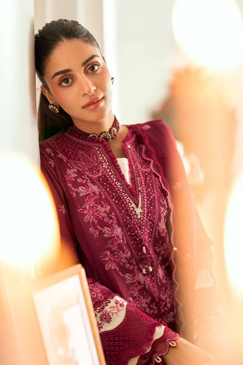 Qalamkar | Luxury Lawn Eid Edit | SB-02 Sameen - Rang-e-Khaas
