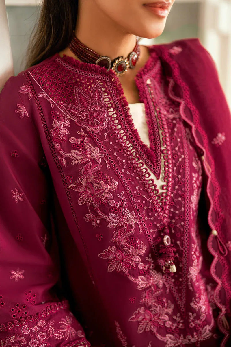 Qalamkar | Luxury Lawn Eid Edit | SB-02 Sameen - Rang-e-Khaas