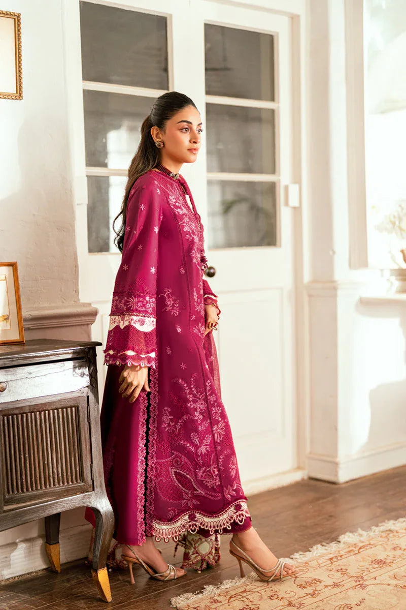 Qalamkar | Luxury Lawn Eid Edit | SB-02 Sameen - Rang-e-Khaas