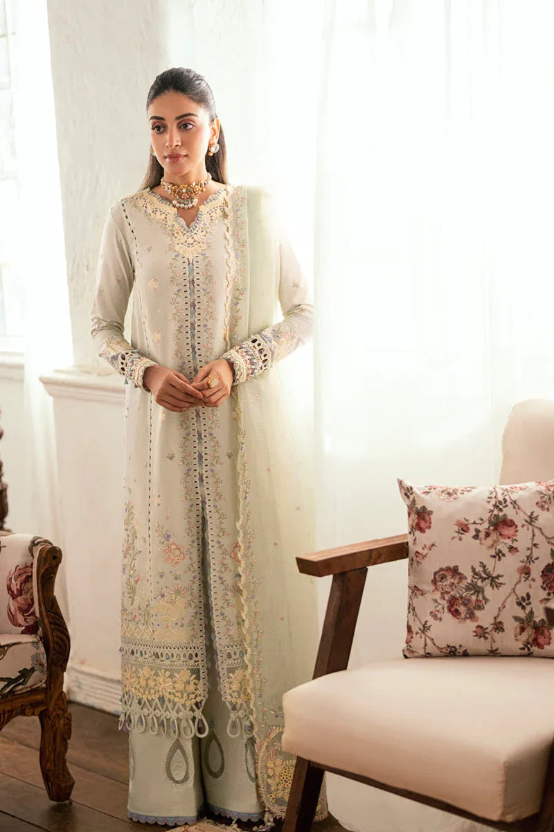 Qalamkar | Luxury Lawn Eid Edit | SB-08 Rimsha - Rang-e-Khaas