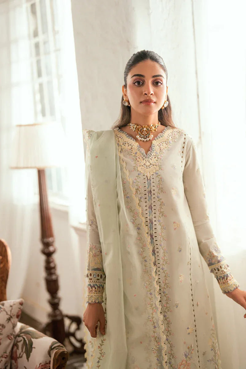 Qalamkar | Luxury Lawn Eid Edit | SB-08 Rimsha - Rang-e-Khaas
