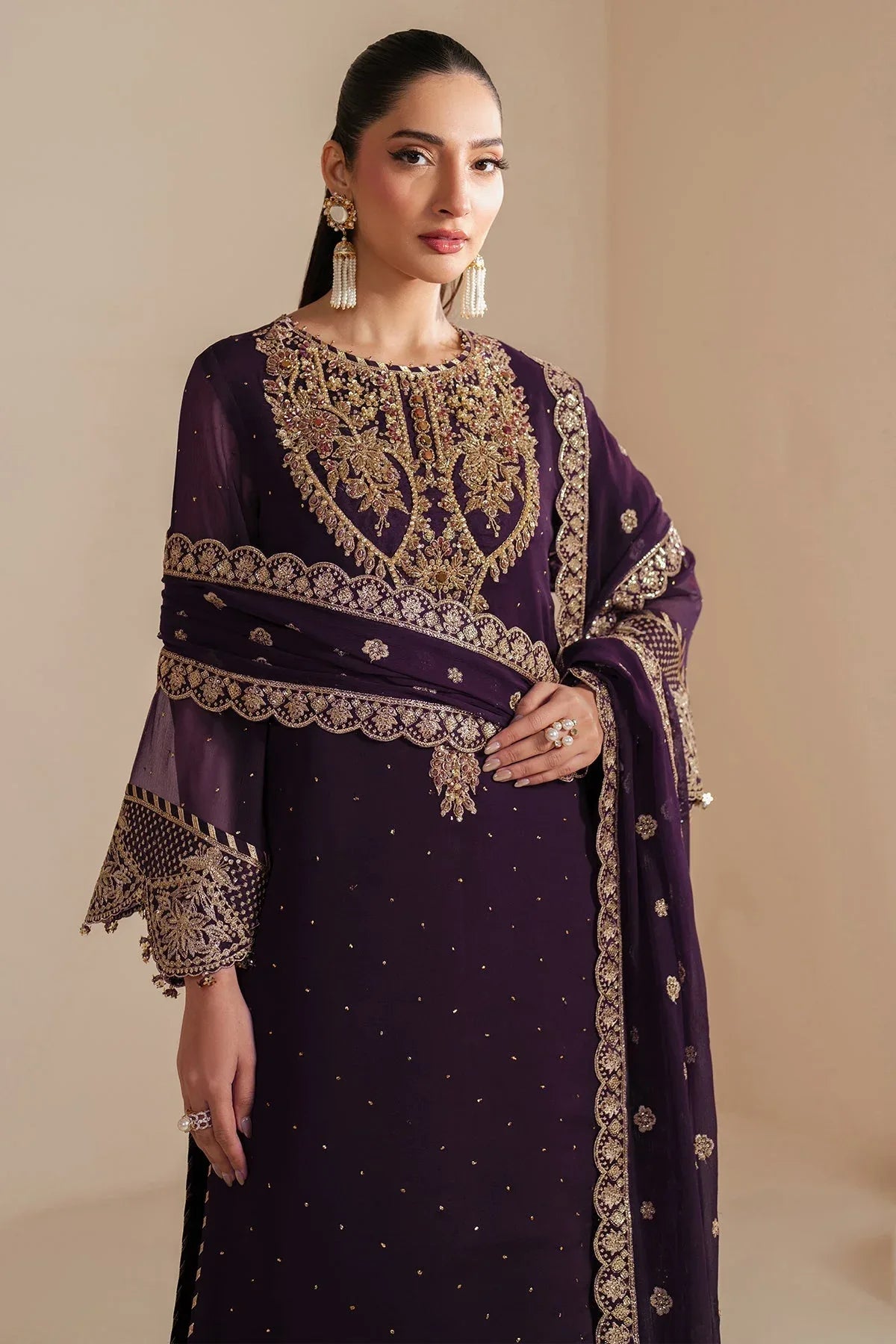 Alizeh | Handcrafted Eid Edit 25 | AF-HM-4038-Sirus - Rang-e-Khaas