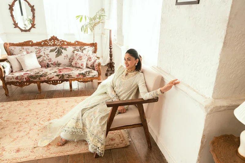 Qalamkar | Luxury Lawn Eid Edit | SB-08 Rimsha - Rang-e-Khaas