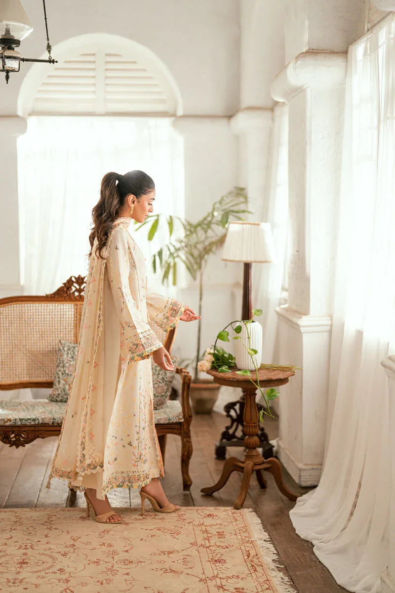 Qalamkar | Luxury Lawn Eid Edit | SB-01 Rina - Rang-e-Khaas