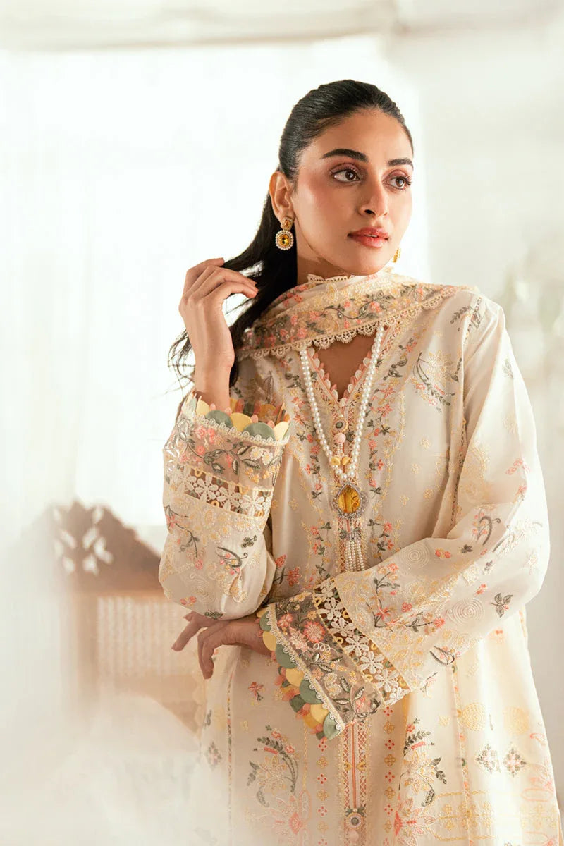 Qalamkar | Luxury Lawn Eid Edit | SB-01 Rina - Rang-e-Khaas