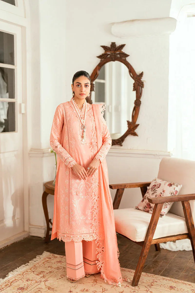 Qalamkar | Luxury Lawn Eid Edit | SB-12 Jafa - Rang-e-Khaas
