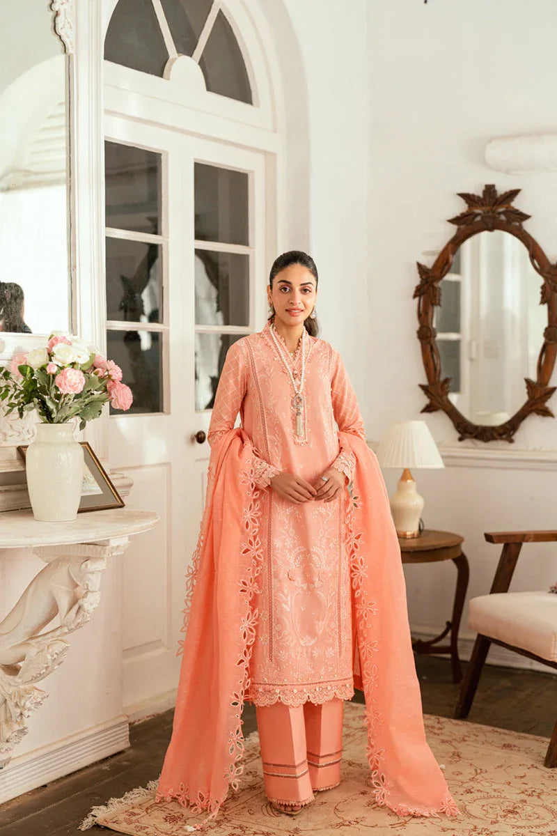Qalamkar | Luxury Lawn Eid Edit | SB-12 Jafa - Rang-e-Khaas