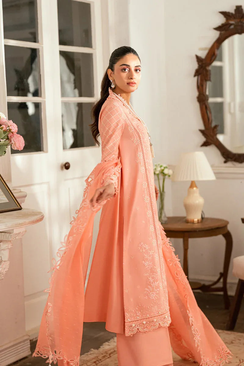Qalamkar | Luxury Lawn Eid Edit | SB-12 Jafa - Rang-e-Khaas