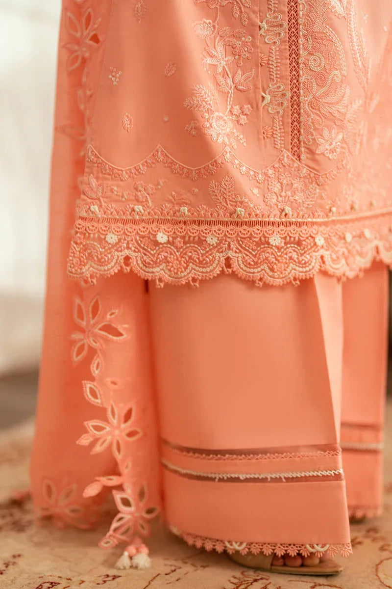 Qalamkar | Luxury Lawn Eid Edit | SB-12 Jafa - Rang-e-Khaas