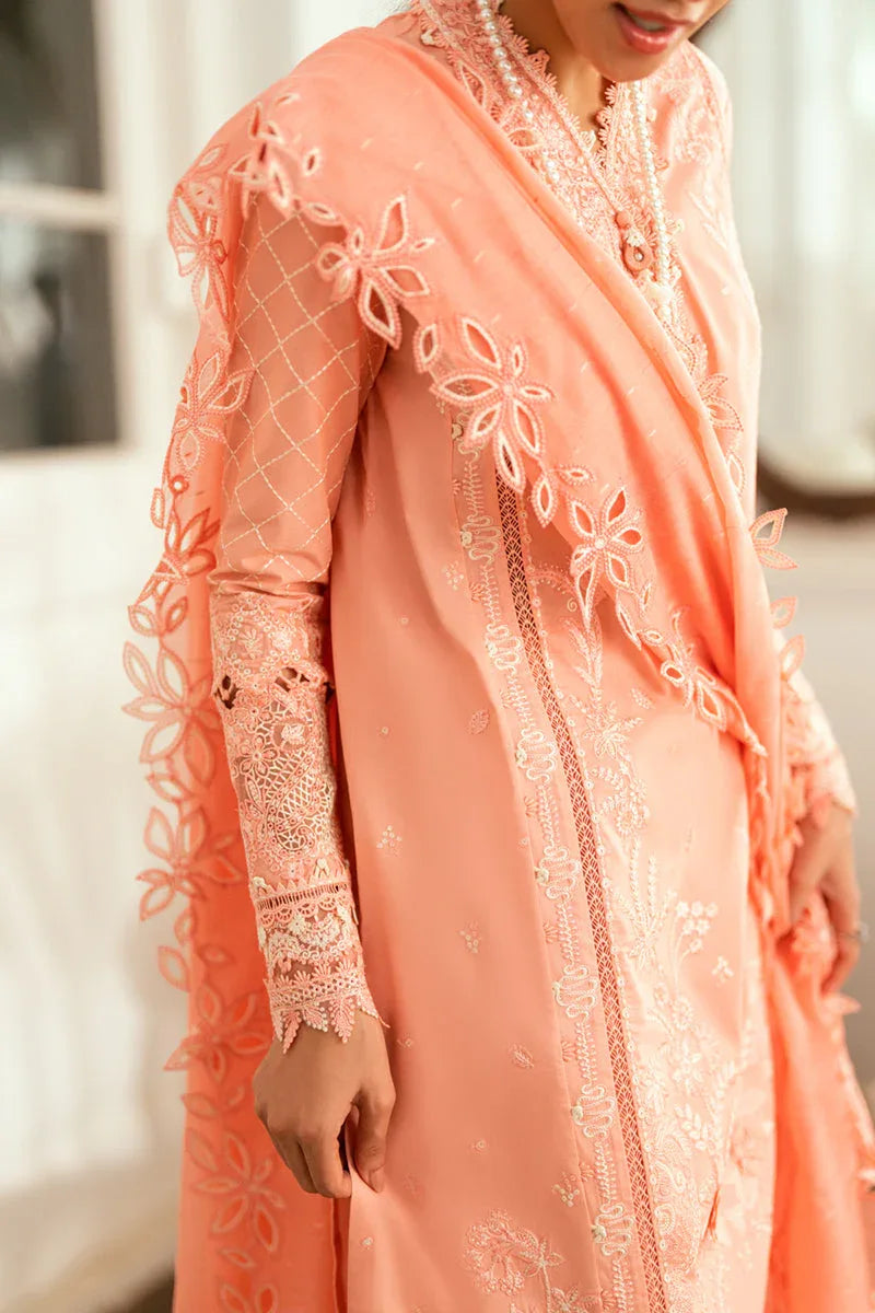 Qalamkar | Luxury Lawn Eid Edit | SB-12 Jafa - Rang-e-Khaas
