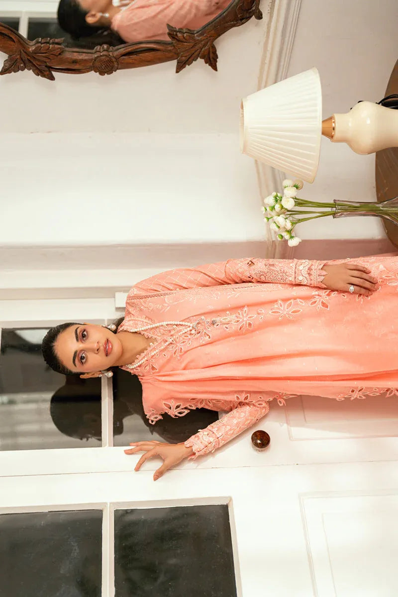 Qalamkar | Luxury Lawn Eid Edit | SB-12 Jafa - Rang-e-Khaas