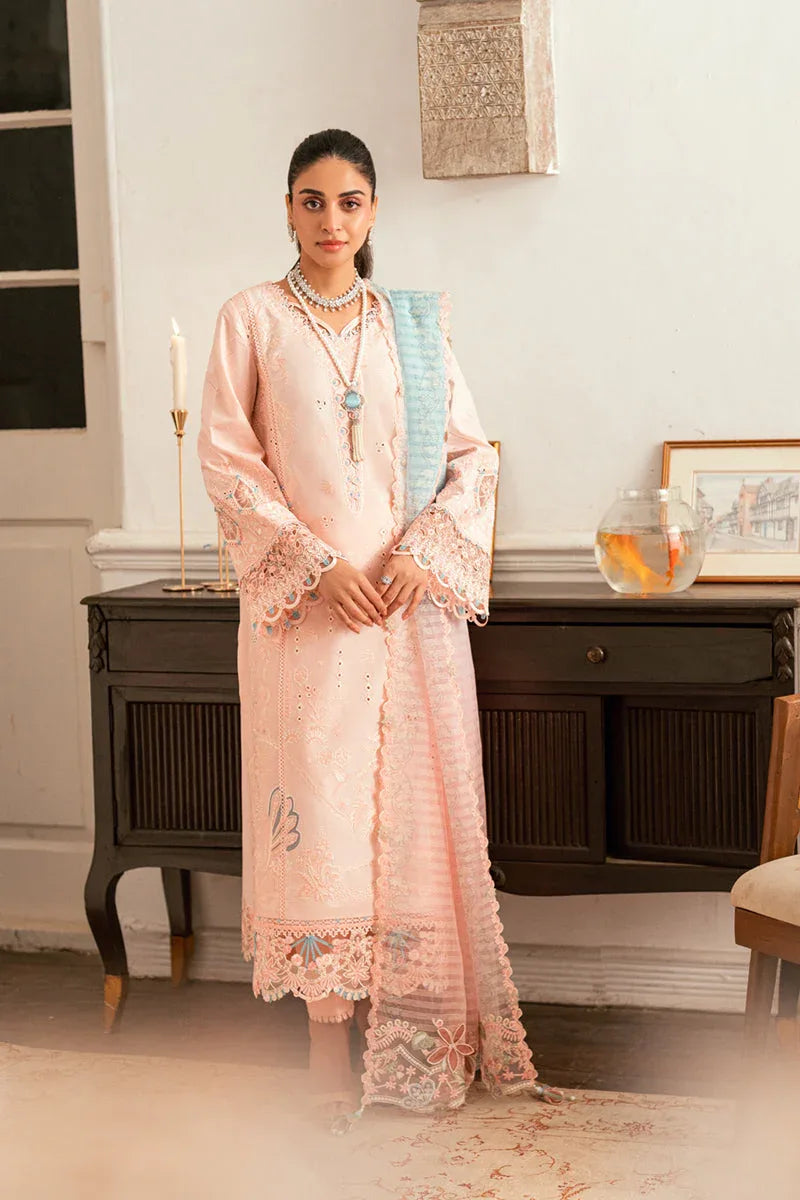 Qalamkar | Luxury Lawn Eid Edit | SB-05 Aleeza - Rang-e-Khaas