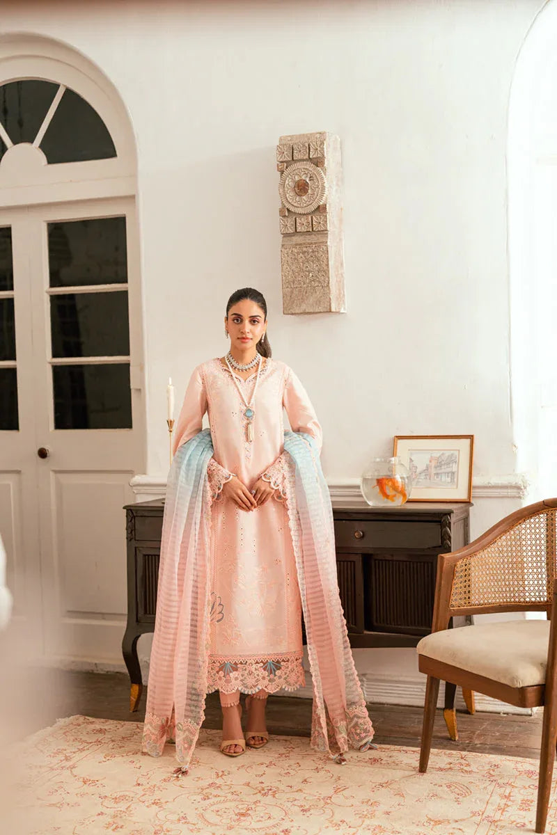 Qalamkar | Luxury Lawn Eid Edit | SB-05 Aleeza - Rang-e-Khaas