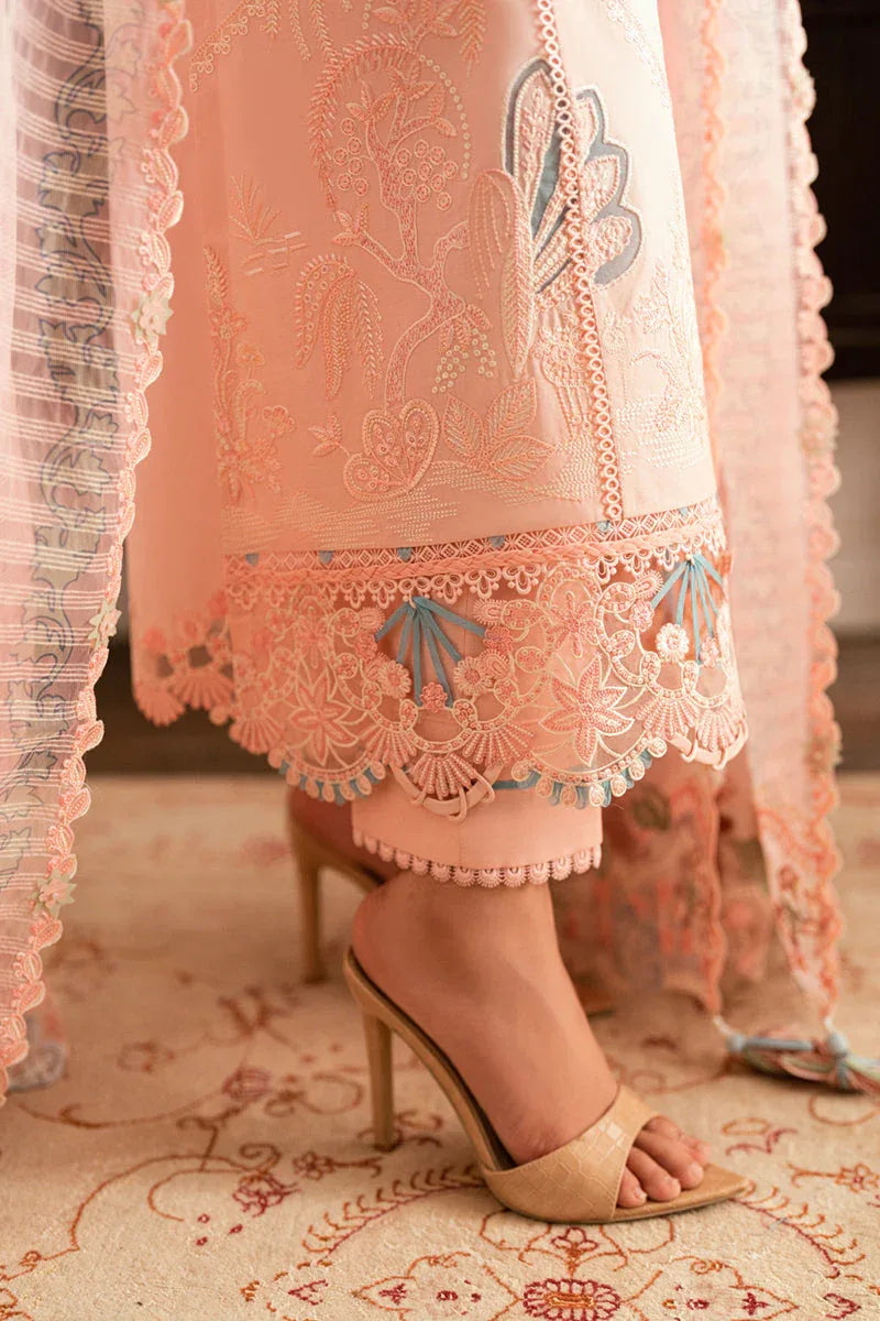 Qalamkar | Luxury Lawn Eid Edit | SB-05 Aleeza - Rang-e-Khaas