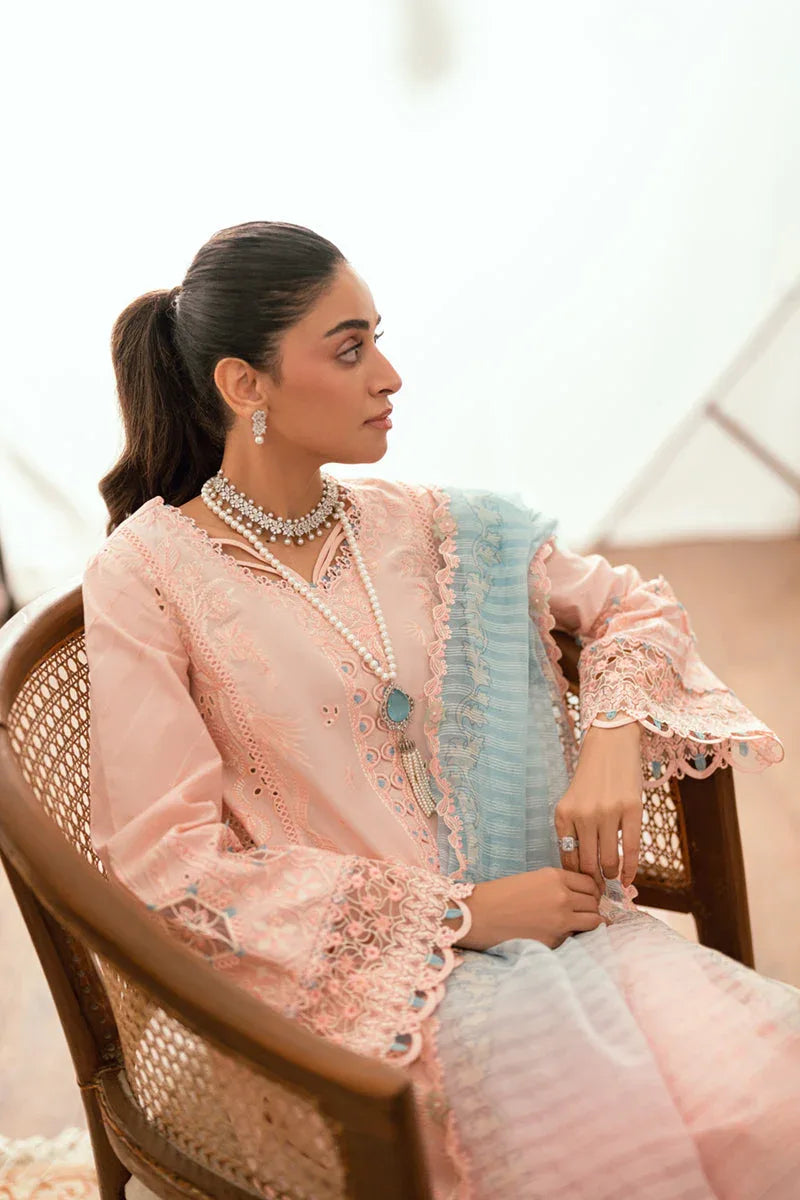 Qalamkar | Luxury Lawn Eid Edit | SB-05 Aleeza - Rang-e-Khaas