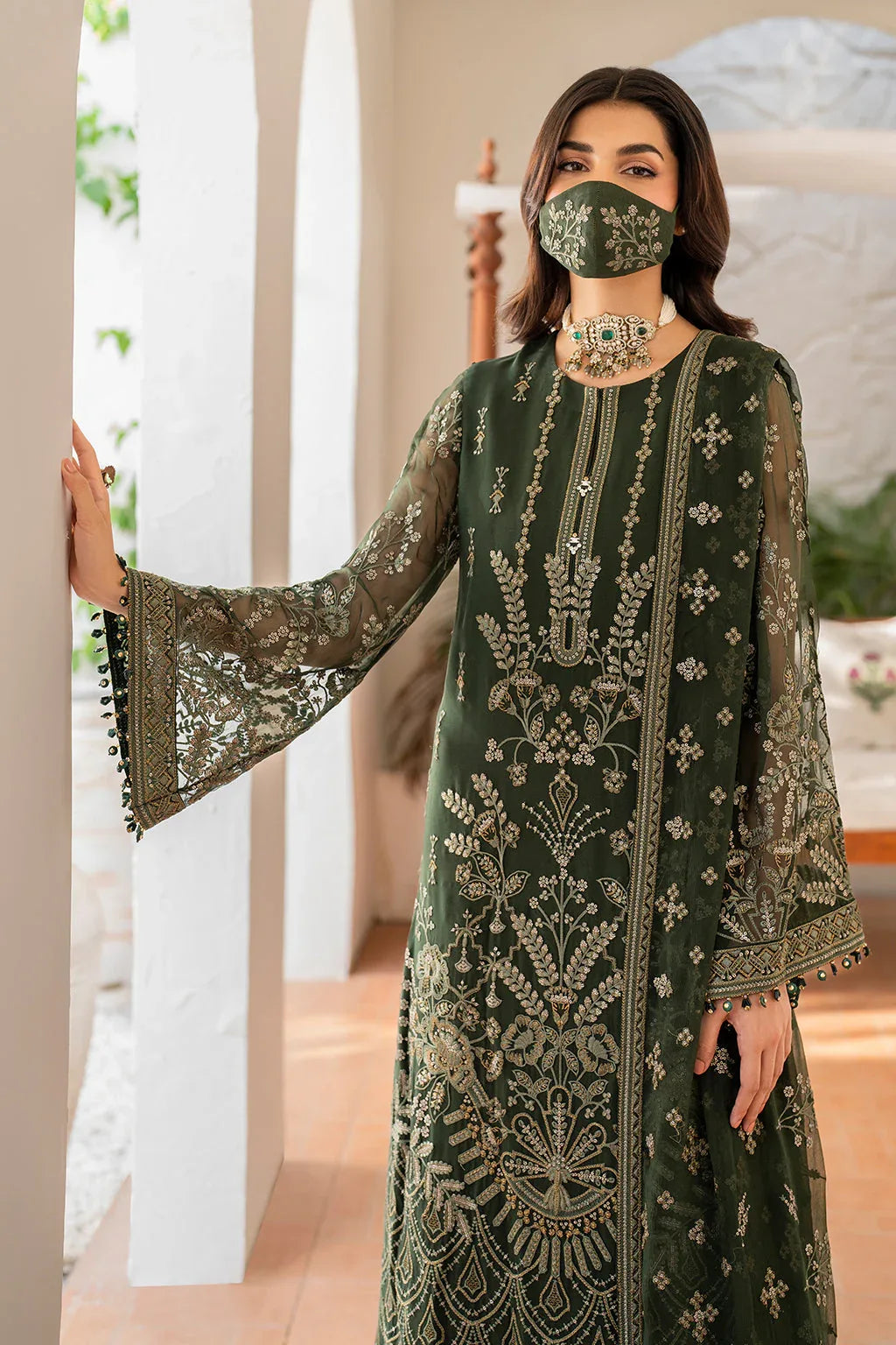 Flossie | Naqsh Formals | S-1401 - Rang-e-Khaas