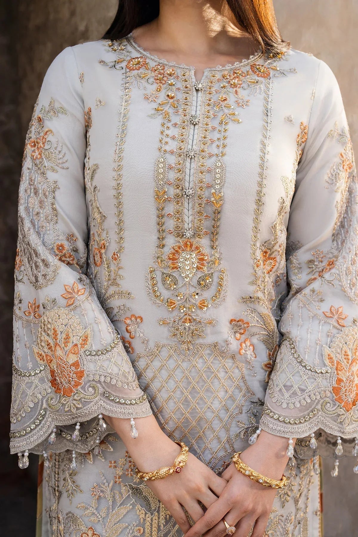 Imrozia Premium | Meeras Luxury Eid 25 | I-223 NEELAM - Rang-e-Khaas