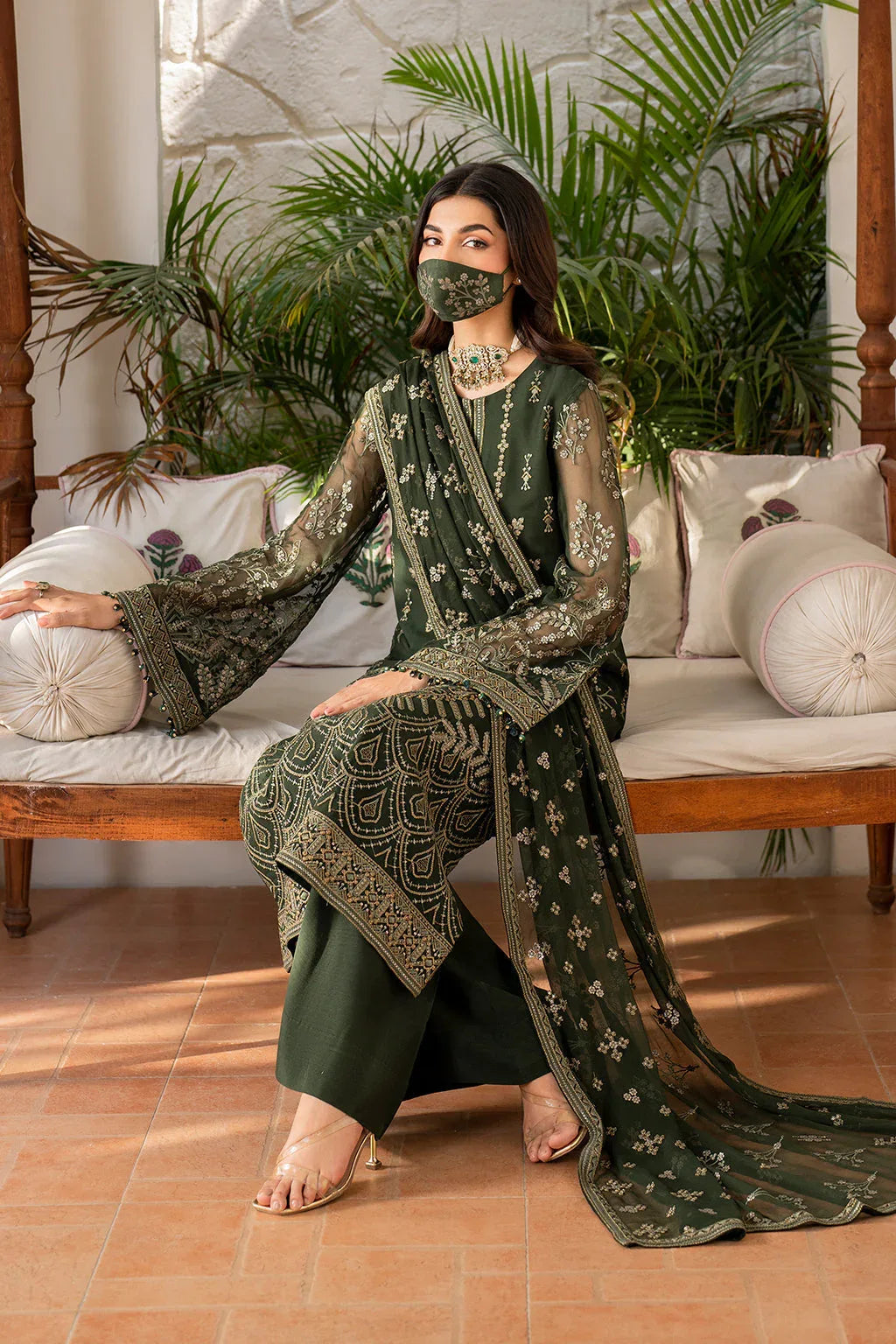 Flossie | Naqsh Formals | S-1401 - Rang-e-Khaas